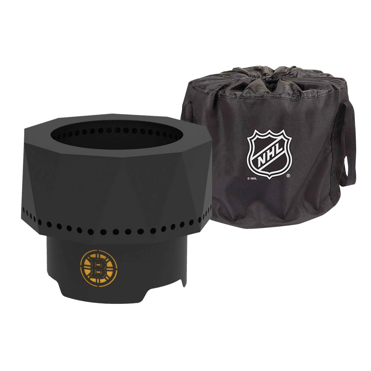 Boston Bruins Smokeless Portable Fire Pit – Blue Sky Outdoor Living