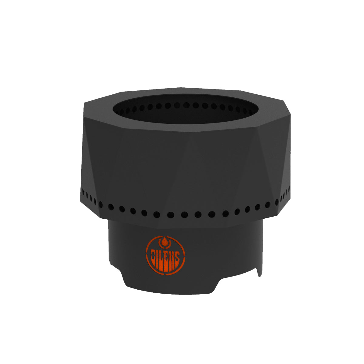 Edmonton Oilers Smokeless Portable Fire Pit Blue Sky Outdoor Living