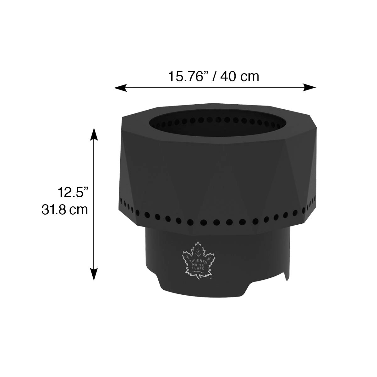 Toronto Maple Leafs Smokeless Portable Fire Pit – Blue Sky Outdoor