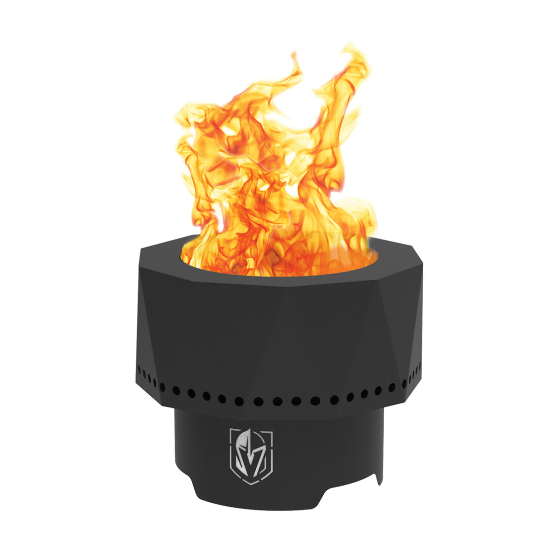 Vegas Golden Knights Smokeless Portable Fire Pit – Blue Sky
