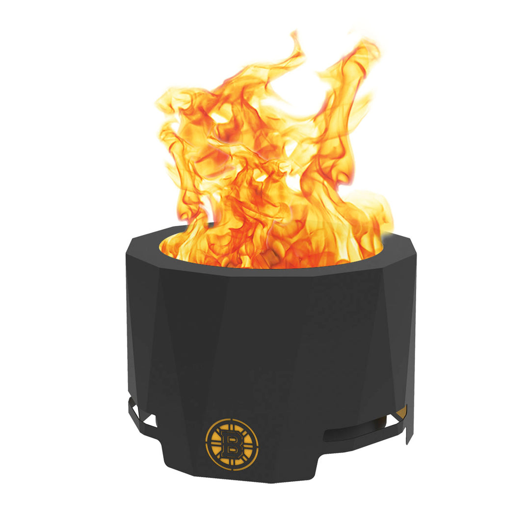 Boston Bruins Smokeless Patio Fire Pit – Blue Sky Outdoor Living