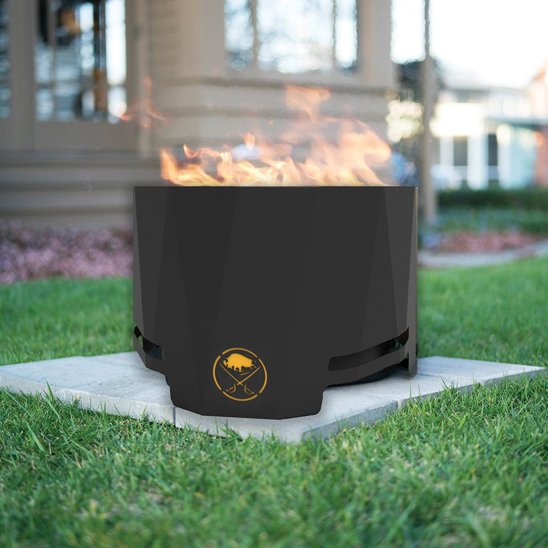 Buffalo Sabres Smokeless Patio Fire Pit – Blue Sky Outdoor Living