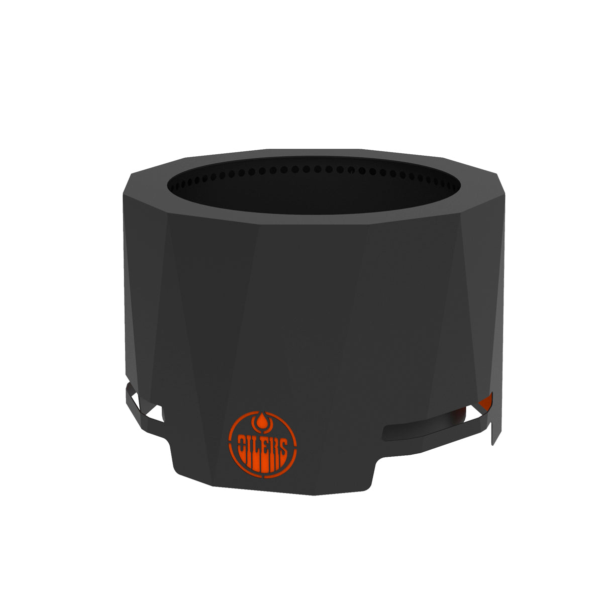 Edmonton Oilers Smokeless Patio Fire Pit Blue Sky Outdoor Living