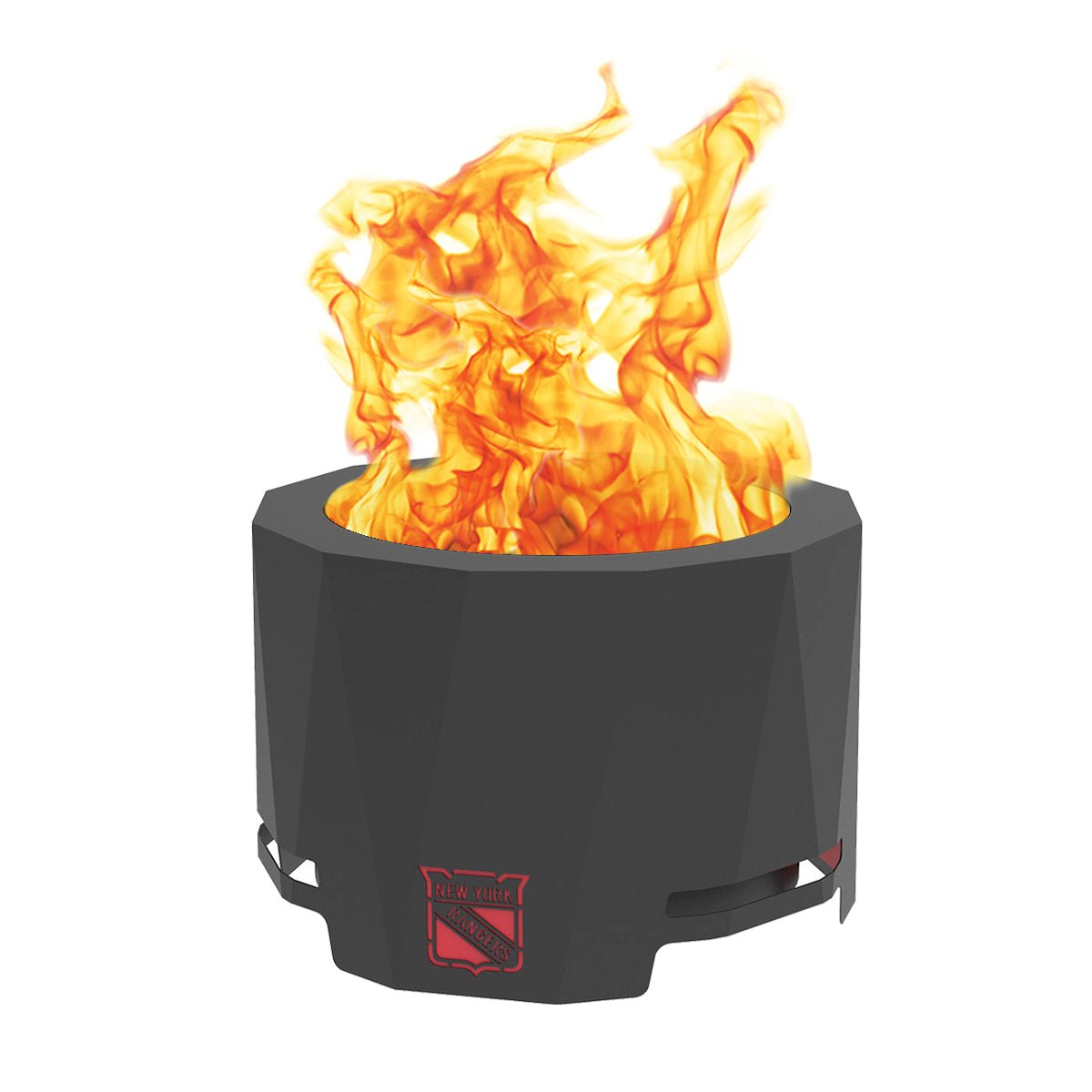 New York Rangers Smokeless Patio Fire Pit – Blue Sky Outdoor Living