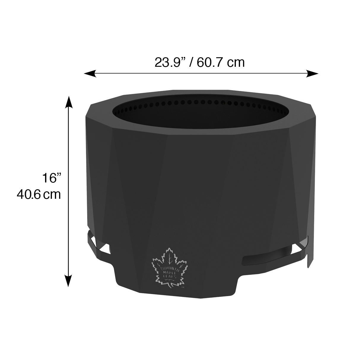 Toronto Maple Leafs Smokeless Patio Fire Pit – Blue Sky Outdoor Living
