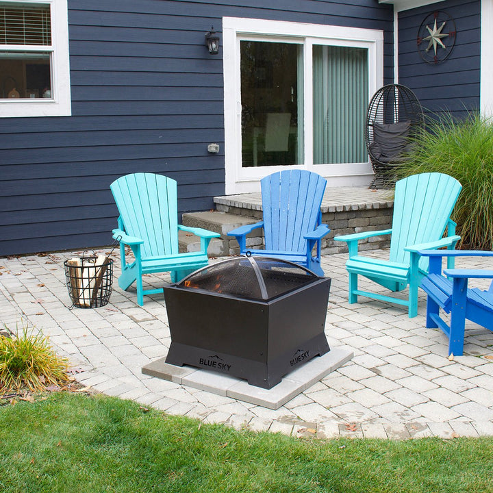 Square Mammoth Patio Smokeless Fire Pit – Blue Sky Outdoor Living
